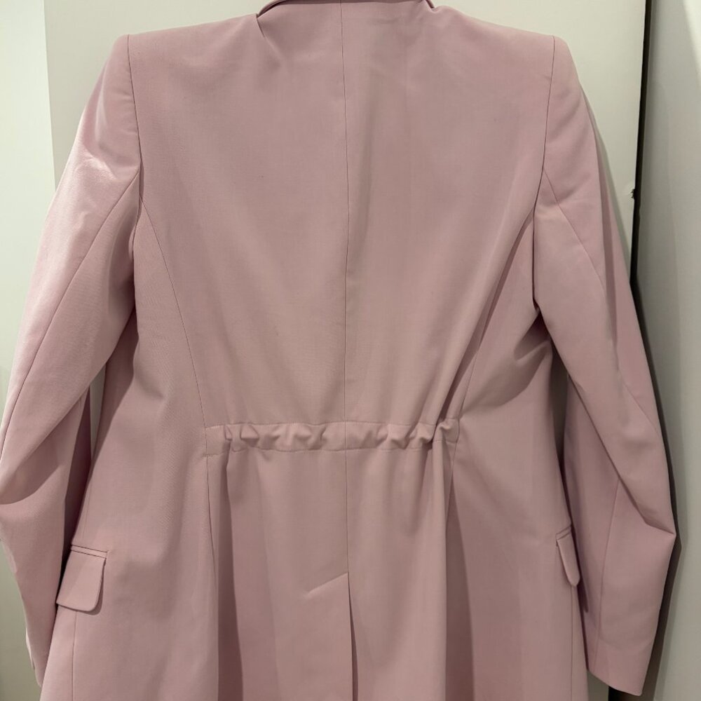 Express Double Breasted Cinched Boyfriend Blazer - Picture 7 of 8